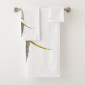 Elefant-Profil-Dschungel-Tier Badhandtuch Set (Insitu)