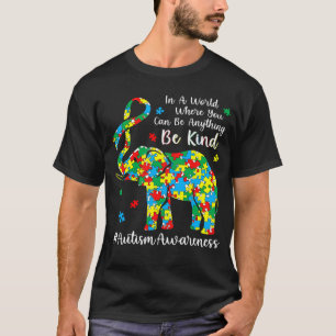 Elefant-Puzzleteil-Autismus-Bewusstseinsmonat Für T-Shirt