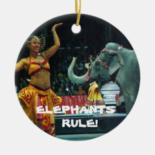 ELEFANT-REGEL! Verzierung Keramik Ornament