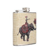 Elefant-Reiter Flachmann (Rechts)