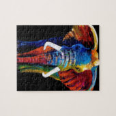 ELEFANT-RETRO ART PUZZLE (Horizontal)