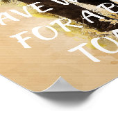 Elefant, Rett Wildlife für eine bessere Zukunft Poster (Ecke)