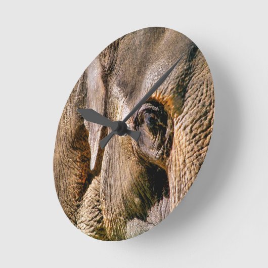 ELEFANT RUNDE WANDUHR (Winkel)
