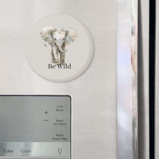 Elefant Safari-Tier Magnet (In Situ (Kühlschrank))