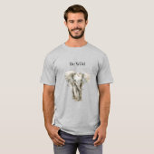 Elefant Safari-Tier   T-Shirt (Vorne ganz)