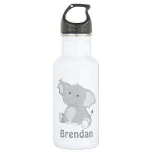 Elefant scherzt personalisiertes trinkflasche
