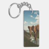 Elefant Schlüsselanhänger (Vorderseite links)