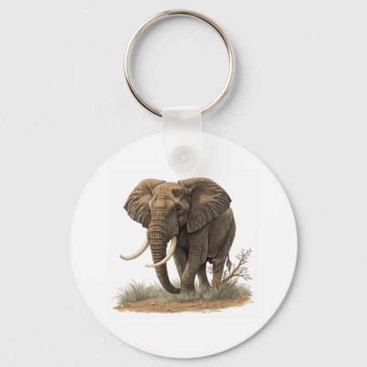 Elefant Schlüsselanhänger (Vorderseite)