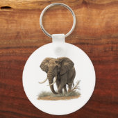 Elefant Schlüsselanhänger (Vorderseite)