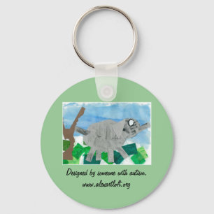 Elefant-Schlüsselkette Schlüsselanhänger