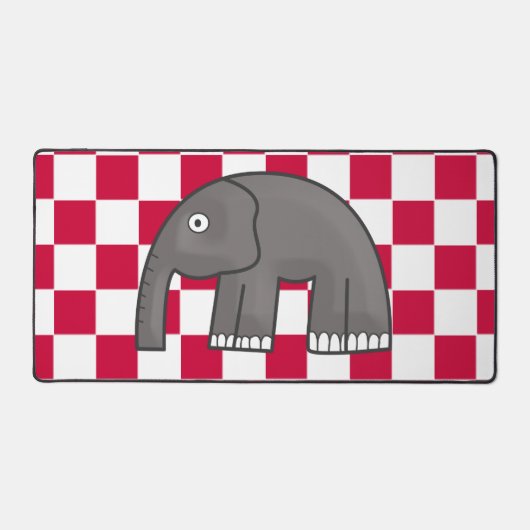 Elefant Schreibtischunterlage (Vorderseite)