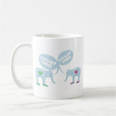 Elefant-Schuhe Kaffeetasse (Links)