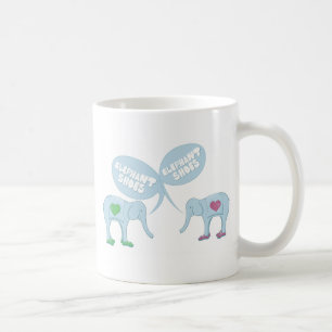Elefant-Schuhe Kaffeetasse
