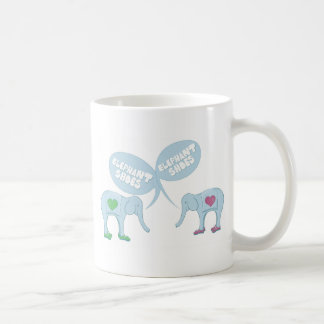 Elefant-Schuhe Kaffeetasse