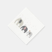 Elefant Servietten (Ecke)
