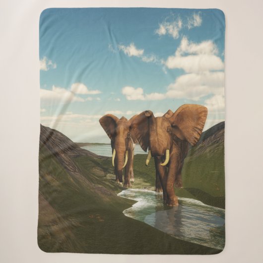 Elefant Sherpadecke (Vorderseite)