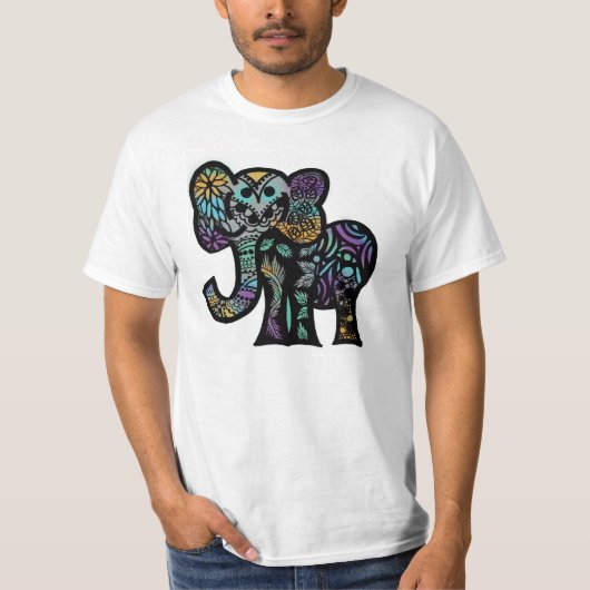 Elefant-Shirt T-Shirt (Vorderseite)