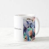 Elefant Sie Kaffeetasse (VorderseiteRechts)