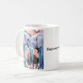 Elefant Sie Kaffeetasse (Vorderseite Links)