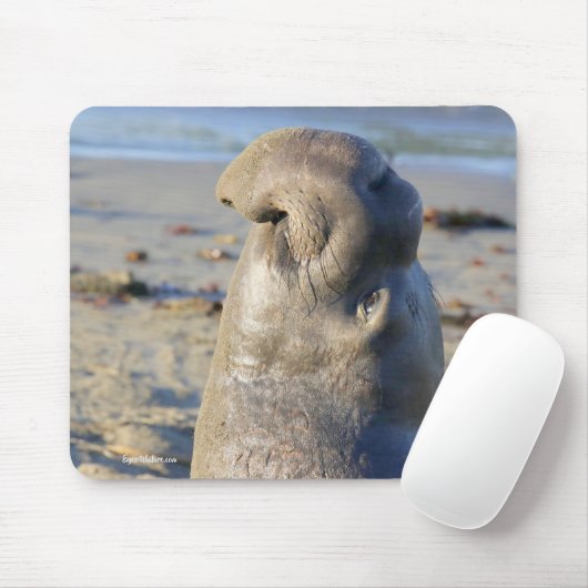 Elefant-Siegelstier Mousepad (Mit Mouse)