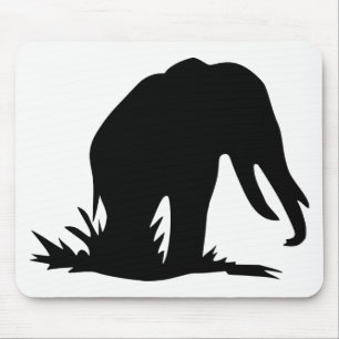 Elefant Silhouette Mousepad