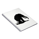 Elefant Silhouette Notizblock (Rechte Seite)