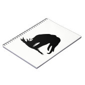 Elefant Silhouette Notizblock (Linke Seite)