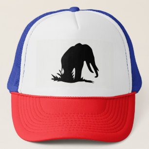 Elefant Silhouette Truckerkappe