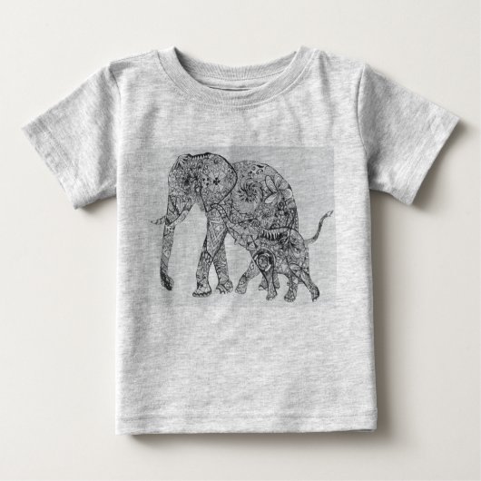 Elefant sind das Beste!! Baby T-shirt (Vorderseite)