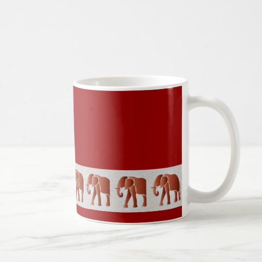 Elefant-Spaß Kaffeetasse (Rechts)