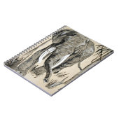 Elefant spazieren durch die waldreiche Savanna Kun Notizblock (Linke Seite)