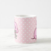 Elefant-Spielzeug-Rosa Kaffeetasse (Mittel)