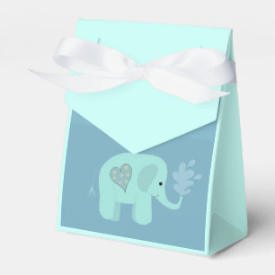 Elefant sprüht Wasser Geschenkschachtel
