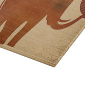 Elefant-Stammes- Kunst-Entwurfs-Schneidebretter Schneidebrett (Ecke)