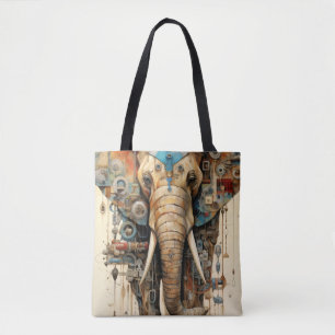 Elefant Steampunk künstlerisch Tasche
