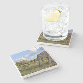 Elefant-SteinUntersetzer Steinuntersetzer (Seitenansicht)