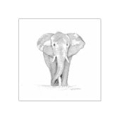 Elefant-Stempel Gummistempel (Prägung)