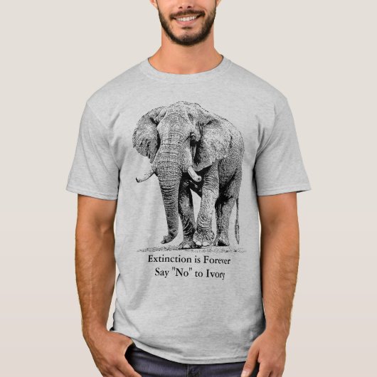 Elefant Stier, der einem Stroll | afrikanische T-Shirt (Vorderseite)