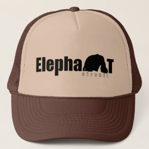 Elefant-Stromkreis-Fernlastfahrer Truckerkappe