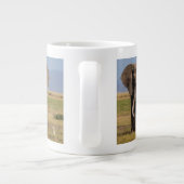 Elefant Suchend Jumbo-Tasse (Rückseite)