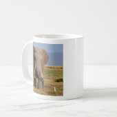 Elefant Suchend Kaffeetasse (Vorderseite Links)