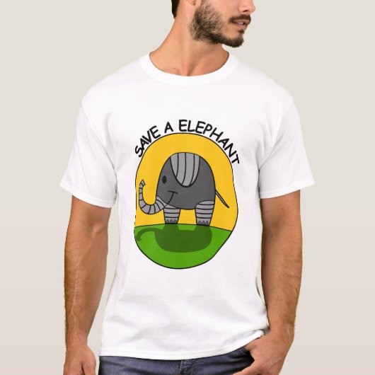 Elefant T-Shirt (Vorderseite)