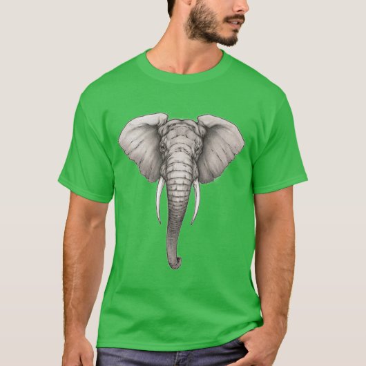 Elefant-T-Shirt T-Shirt (Vorderseite)