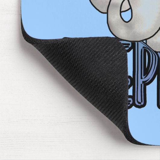 Elefant-T-Shirts und Geschenke Mousepad (Ecke)