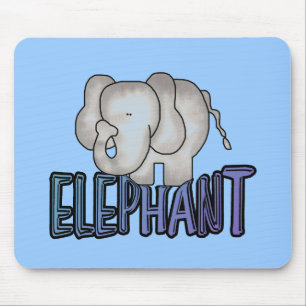 Elefant-T-Shirts und Geschenke Mousepad