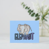 Elefant-T-Shirts und Geschenke Postkarte (Stehend Vorderseite)
