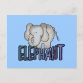 Elefant-T-Shirts und Geschenke Postkarte (Vorderseite)