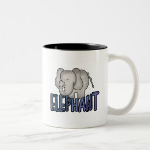 Elefant-T-Shirts und Geschenke Zweifarbige Tasse