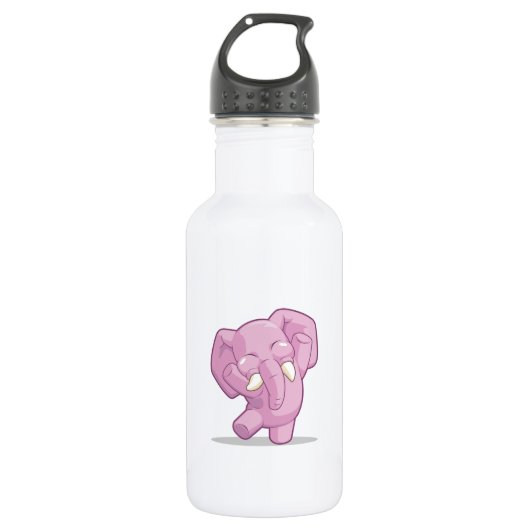 Elefant-Tanzen Trinkflasche (Vorderseite)