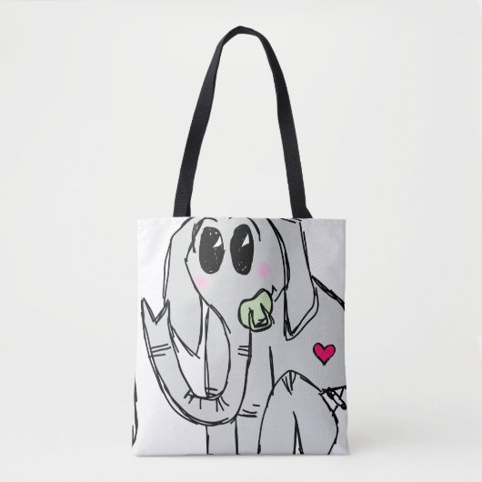 Elefant Tasche (Vorderseite)
